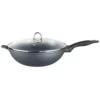 Baccarat Granite Non Stick Wok With Lid 30cm 2 Baccarat Granite Non Stick Wok With Lid 30cm -Cookware Shop PCP 1026863