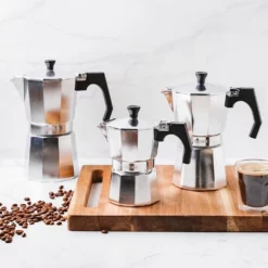 Baccarat Barista Italico 6 Cup Espresso Maker Silver -Cookware Shop PCP 1026908 5