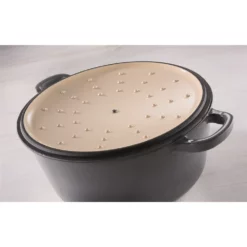 Baccarat Le Connoisseur Round French Oven With Lid Grey 29cm 6.3L 11 Baccarat Le Connoisseur Round French Oven With Lid Grey 29cm 6.3L -Cookware Shop PCP 1027444 3