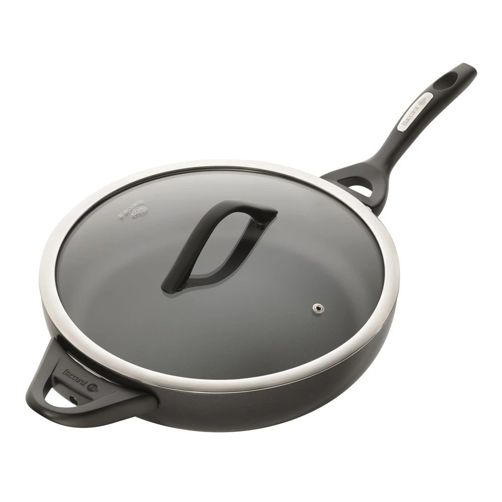 Baccarat ID3 CS Hard Anodised Saute Pan 30cm With Lid & Never Hot Handles 3 Baccarat ID3 CS Hard Anodised Saute Pan 30cm With Lid & Never Hot Handles