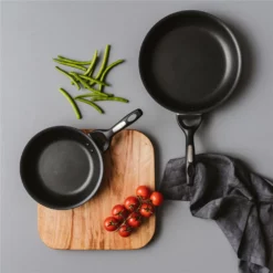 Baccarat ID3 CS Hard Anodised Frypan Twin Pack 20cm & 26cm -Cookware Shop PCP 1027962 2