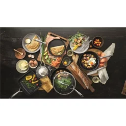 Baccarat ID3 Non Stick Hard Anodised Saute Pan With Lid 32cm 9 Baccarat ID3 Non Stick Hard Anodised Saute Pan With Lid 32cm -Cookware Shop PCP 1027971 3