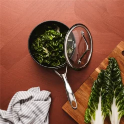 Baccarat ID3 Hard Anodised 18 X 11cm Saucepan With Lid -Cookware Shop PCP 1027976 4