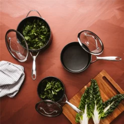 Baccarat ID3 Hard Anodised 20 X 12cm Saucepan With Lid -Cookware Shop PCP 1027977 4