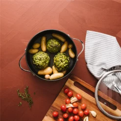 Baccarat ID3 Hard Anodised 24 X 11cm Casserole With Lid 10 Baccarat ID3 Hard Anodised 24 X 11cm Casserole With Lid -Cookware Shop PCP 1027978 4