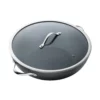 Baccarat ID3 Hard Anodised Non Stick Wok With Lid 36cm -Cookware Shop PCP 1027980