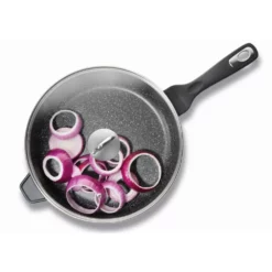 Baccarat Granite Non Stick Chef Pan With Lid 28cm -Cookware Shop PCP 1028147 2