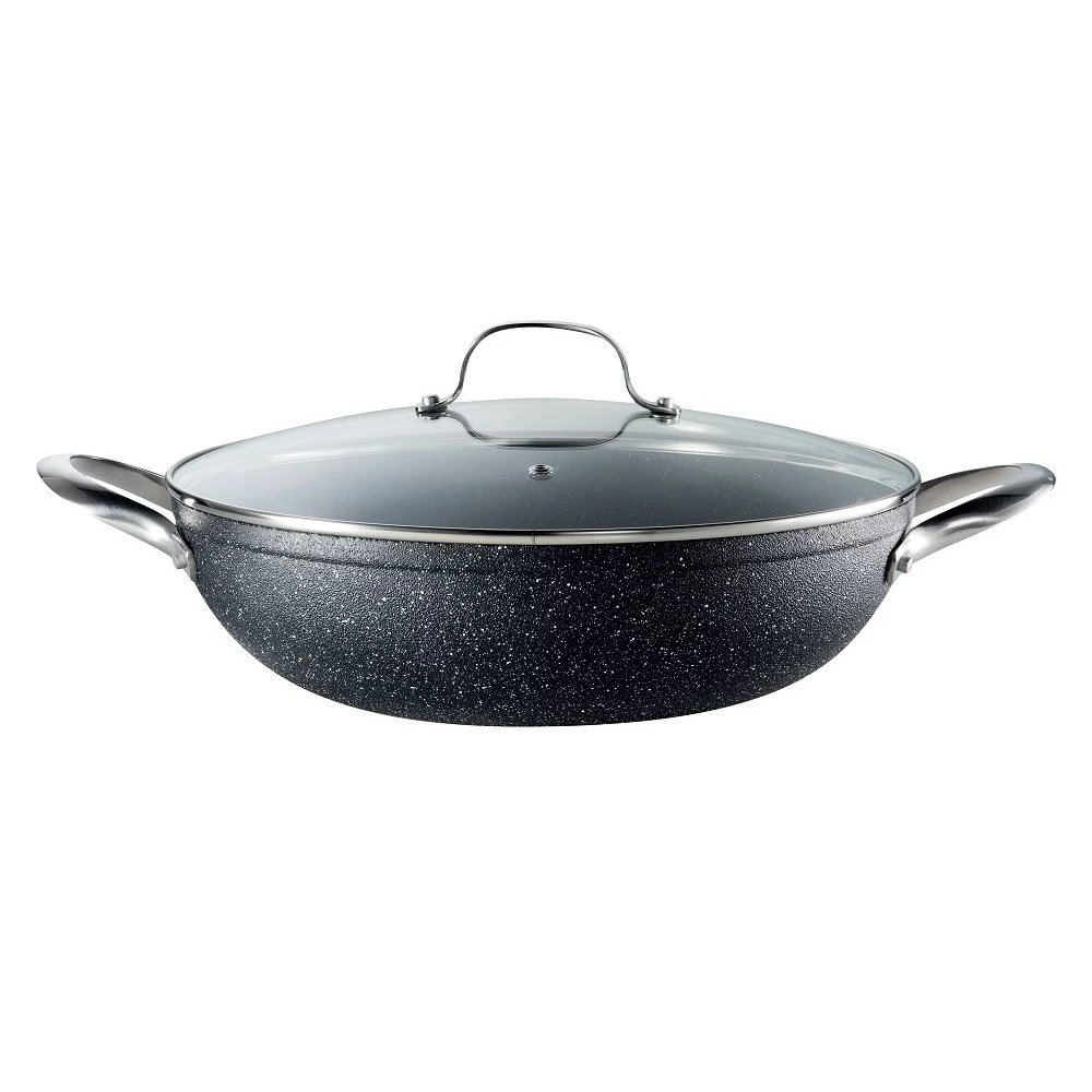 Baccarat Rock 32cm All Pan With Lid Black 4 Baccarat Rock 32cm All Pan With Lid Black - Image 2
