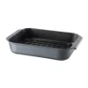 Baccarat Granite Cast Aluminium Non Stick Roaster With Roasting Rack 34cm Black -Cookware Shop PCP 1033600