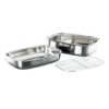 Baccarat Gourmet Stainless Steel Rectangle Roaster 36 X 24cm Silver -Cookware Shop PCP 1033664