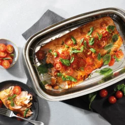 Baccarat Gourmet Stainless Steel Rectangle Roaster 36 X 24cm Silver -Cookware Shop PCP 1033664 3