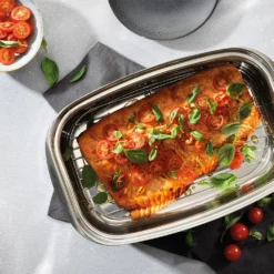 Baccarat Gourmet Stainless Steel Rectangle Roaster 36 X 24cm Silver -Cookware Shop PCP 1033664 4