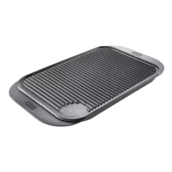 Cuisine::pro Grylt Cast Iron Reversible Grill 48cm Black