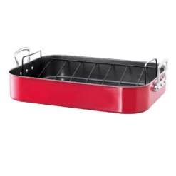 Baccarat Gourmet Carbon Steel Non Stick Roasting Pan 41 X 31 X 7.5cm Red -Cookware Shop PCP 1033695 2
