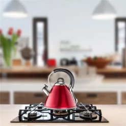 Baccarat Barista Italico Stovetop Whistling Kettle 2.2L Red -Cookware Shop PCP 1033997 3