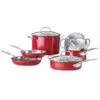 Baccarat Signature Stainless Steel 6 Piece Cookware Set Red -Cookware Shop PCP 1034048