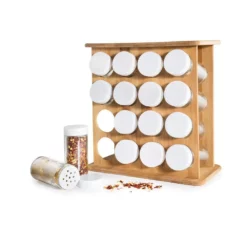 Scullery Bamboo 16 Jar Spice Rack