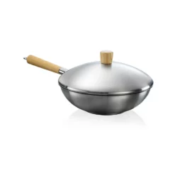 Baccarat Gourmet Stainless Steel Wok & Steam 28cm -Cookware Shop PCP 1034205 2