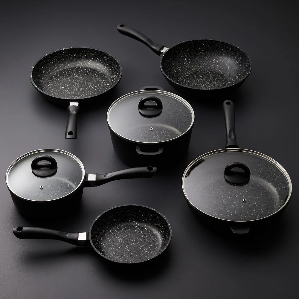 Baccarat STONE 6 Piece Cast Aluminium Cookware Set With Stir Fry Pan 7 Baccarat STONE 6 Piece Cast Aluminium Cookware Set With Stir Fry Pan - Image 5