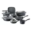 Baccarat STONE 10 Piece Cast Aluminium Cookware Set With Egg Poacher
