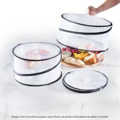 Scullery Set Of 3 Pop Up Mesh Food Covers 5 Scullery Set Of 3 Pop Up Mesh Food Covers -Cookware Shop PCP 1034591 2