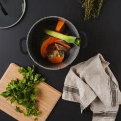 Baccarat STONEX2 Non Stick Cast Aluminium Stockpot With Lid 24cm -Cookware Shop PCP 1034698 2