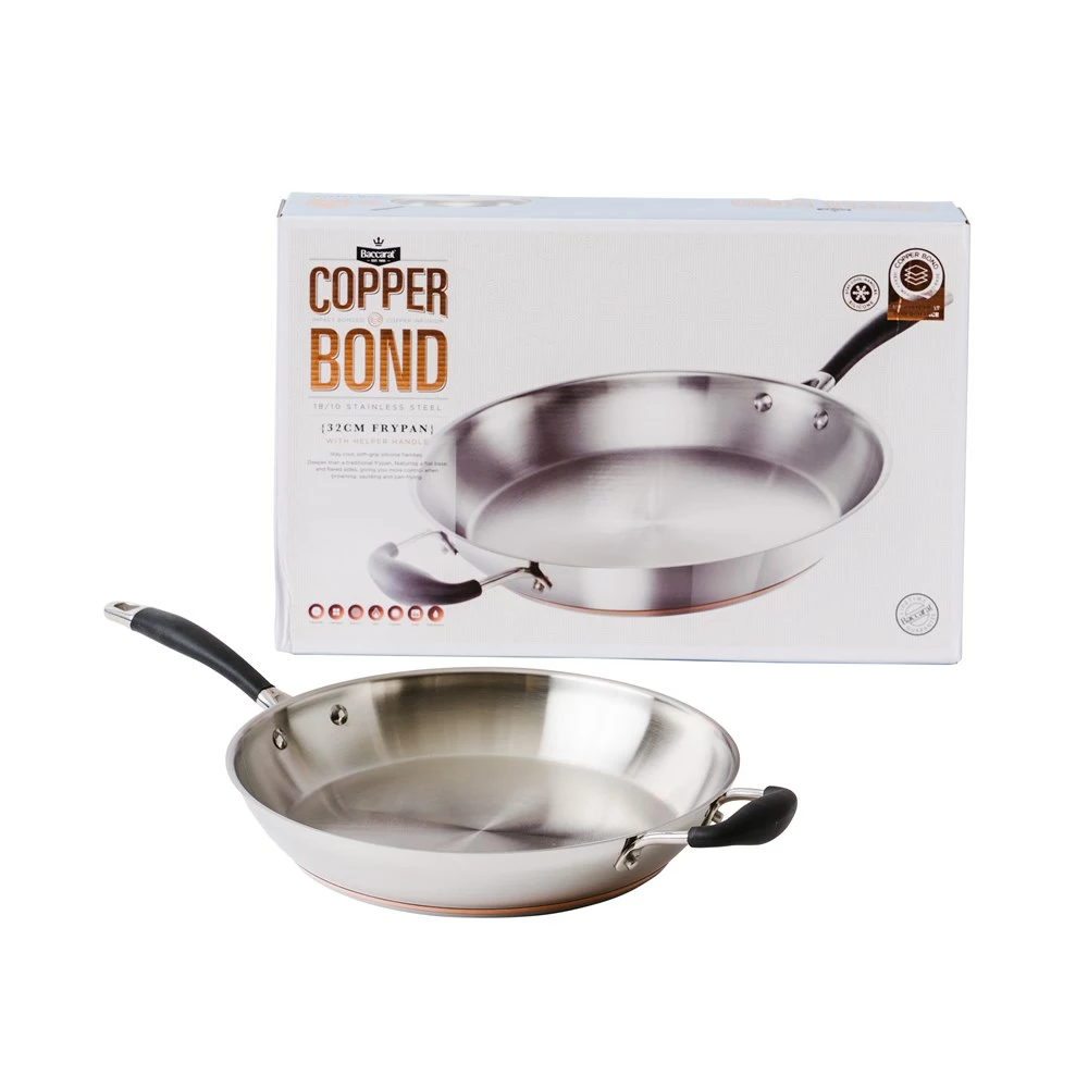 Baccarat Copper Bond Frypan & Helper Handle 32cm 4 Baccarat Copper Bond Frypan & Helper Handle 32cm - Image 2