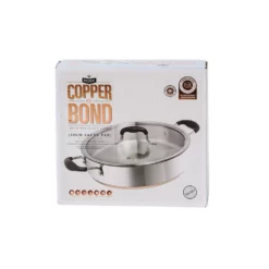 Baccarat Copper Bond Saute Pan With Lid 30cm -Cookware Shop PCP 1036130 3