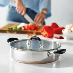 Baccarat Copper Bond Saute Pan With Lid 30cm -Cookware Shop PCP 1036130 6