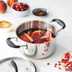 Baccarat Copper Bond Stockpot With Lid 24cm -Cookware Shop PCP 1036135 4