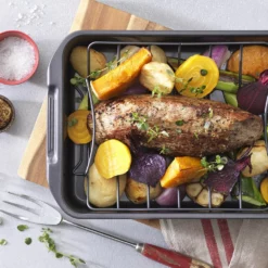 Baccarat Gourmet Carbon Steel Roast & Grill With Rack 39cm -Cookware Shop PCP 1036141 3