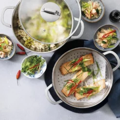 Baccarat Gourmet 2 Piece Stainless Steel Casserole & Steamer Set 28cm -Cookware Shop PCP 1036142 4