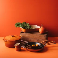 Baccarat Le Connoisseur Cast Iron Round French Oven 29cm 6.3L Orange -Cookware Shop PCP 1036145 5