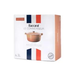 Baccarat Le Connoisseur Cast Iron Round French Oven 29cm 6.3L Orange -Cookware Shop PCP 1036145 6