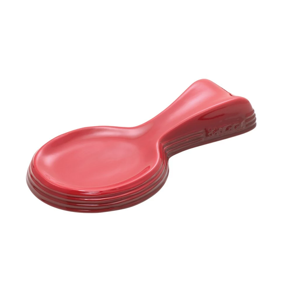 Baccarat Le Connoisseur Dolomite Spoon Rest 25cm Red 3 Baccarat Le Connoisseur Dolomite Spoon Rest 25cm Red