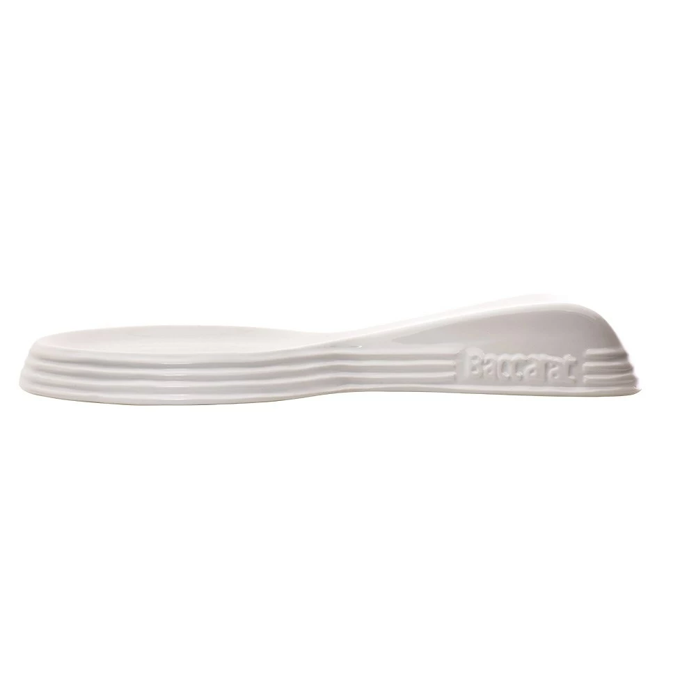 Baccarat Le Connoisseur Dolomite Spoon Rest 25cm White 4 Baccarat Le Connoisseur Dolomite Spoon Rest 25cm White - Image 2