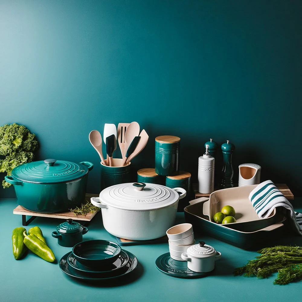 Baccarat Le Connoisseur Stoneware Lasagne Baking Dish 38cm Teal 6 Baccarat Le Connoisseur Stoneware Lasagne Baking Dish 38cm Teal - Image 4