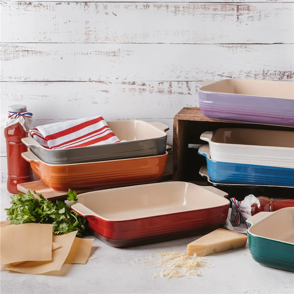 Baccarat Le Connoisseur Stoneware Lasagne Baking Dish 38cm Teal 8 Baccarat Le Connoisseur Stoneware Lasagne Baking Dish 38cm Teal - Image 6