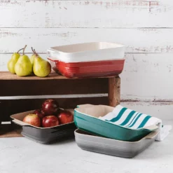 Baccarat Le Connoisseur Stoneware Square Baking Dish 24cm White -Cookware Shop PCP 1036341 4