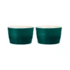 Baccarat Le Connoisseur Set Of 2 Stoneware Ramekin 9cm Teal -Cookware Shop PCP 1036351