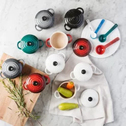 Baccarat Le Connoisseur Stoneware Mini Casserole With Lid 160ml Teal -Cookware Shop PCP 1036356 5