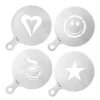Baccarat Barista Brillante Coffee Stencils Set Of 4 -Cookware Shop PCP 1036419