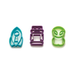 Joie Space Age Set Of 3 Cookie Cutters