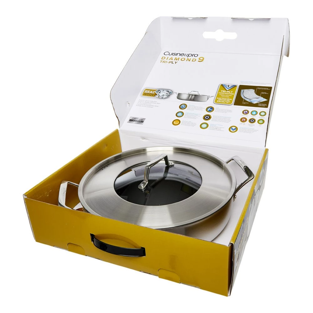 Cuisine::pro Diamond 9 Tri-ply Ultimate Pan 32cm 12 Cuisine::pro Diamond 9 Tri-ply Ultimate Pan 32cm - Image 10