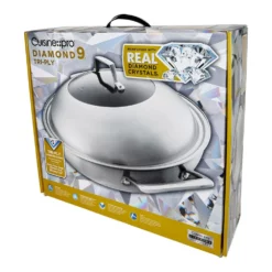 Cuisine::pro Diamond 9 Tri-ply Wok 36cm -Cookware Shop PCP 1039046 4