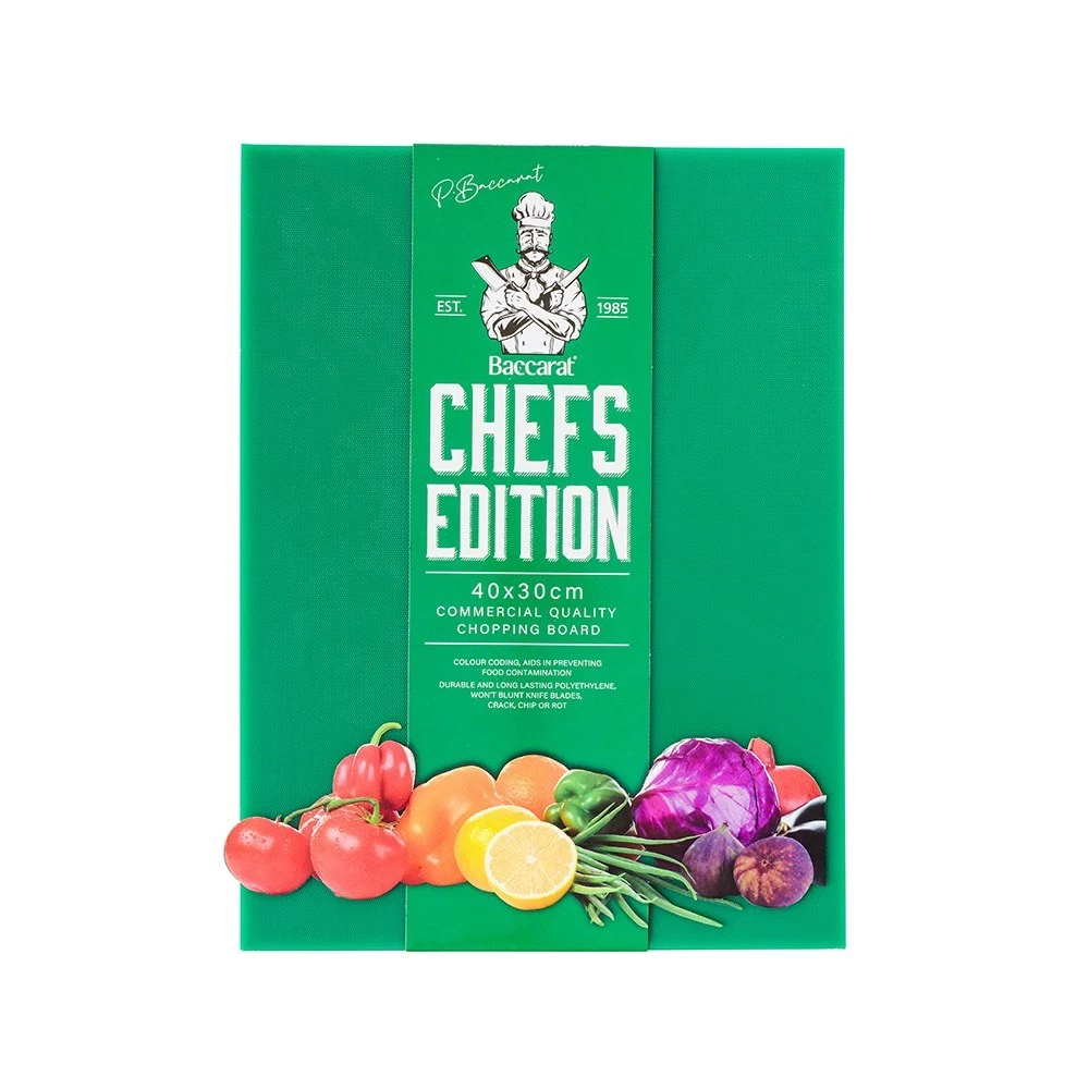 Baccarat Chefs Edition Cutting Board 40 X 30cm Green 3 Baccarat Chefs Edition Cutting Board 40 X 30cm Green