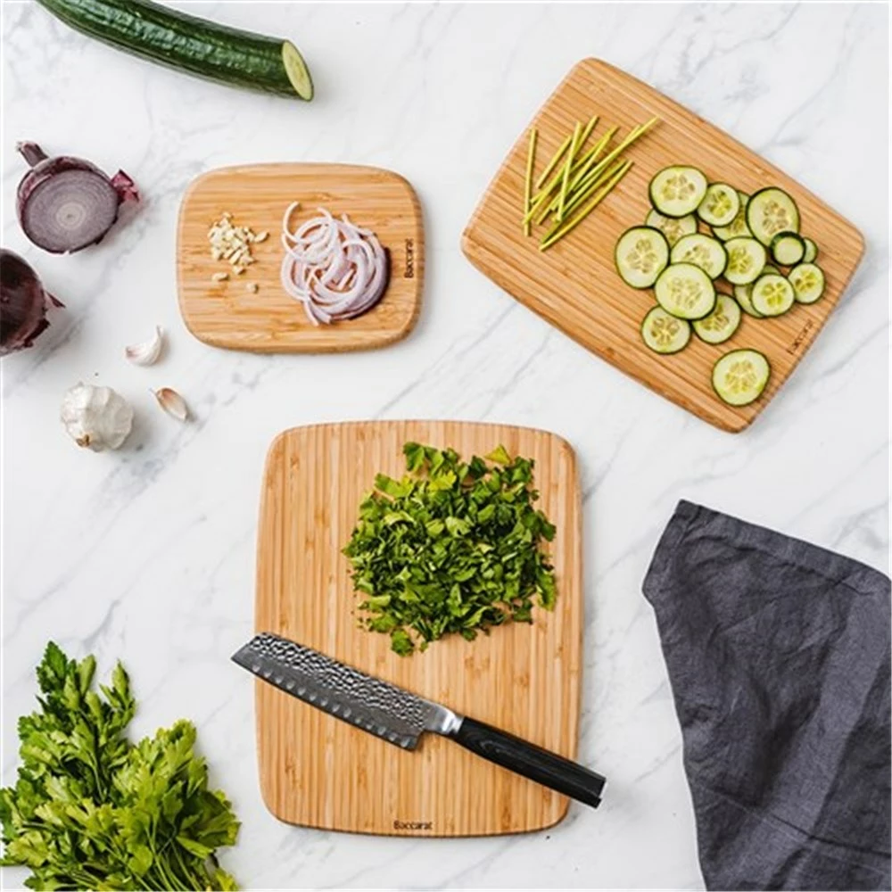 Baccarat Dishwasher Safe Bamboo Cutting Board 3 Piece Set 4 Baccarat Dishwasher Safe Bamboo Cutting Board 3 Piece Set - Image 2