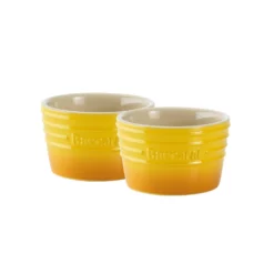 Baccarat Le Connoisseur Set Of 2 Stoneware Ramekin 9cm Honey