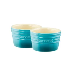 Baccarat Le Connoisseur Set Of 2 Stoneware Ramekin 9cm Sea