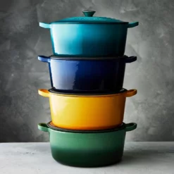 Baccarat Le Connoisseur Cast Iron Round French Oven 6.3L Moss -Cookware Shop PCP 1040468 5